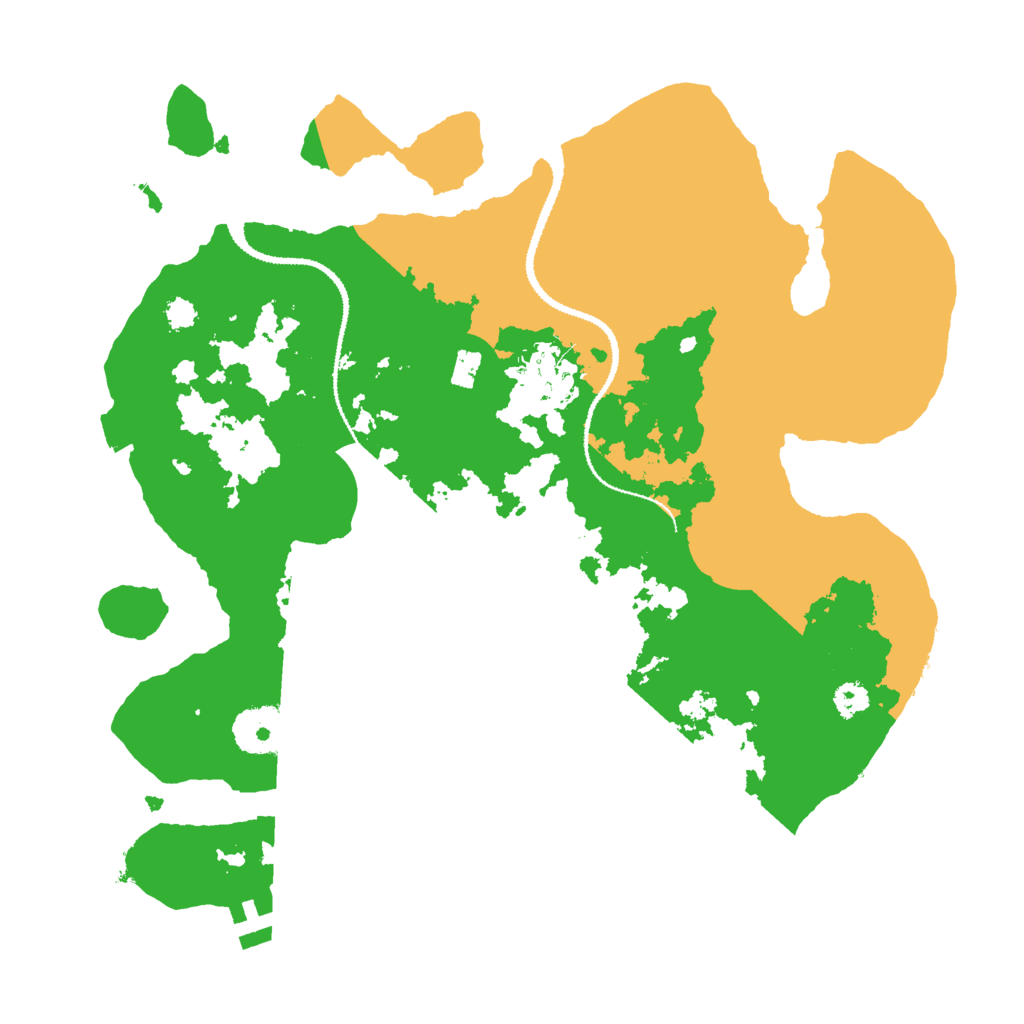 Biome Rust Map: Procedural Map, Size: 3000, Seed: 766298974