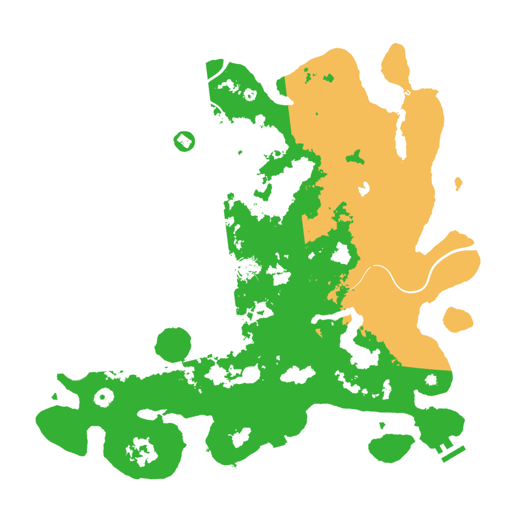 Biome Rust Map: Procedural Map, Size: 4000, Seed: 127358102