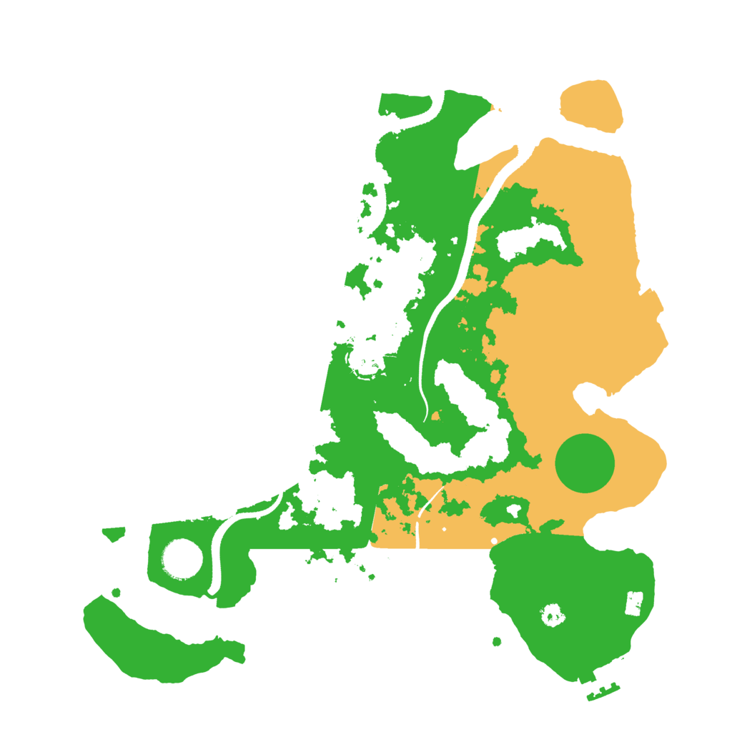 Biome Rust Map: Procedural Map, Size: 3250, Seed: 9292