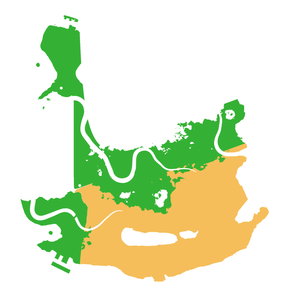 Biome Rust Map: Procedural Map, Size: 3000, Seed: 500703