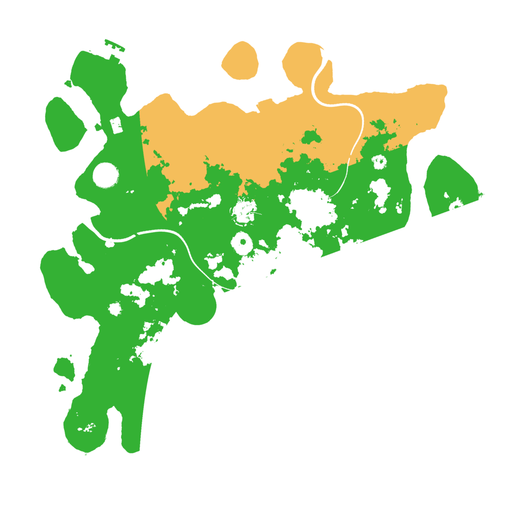 Biome Rust Map: Procedural Map, Size: 3500, Seed: 1405659785