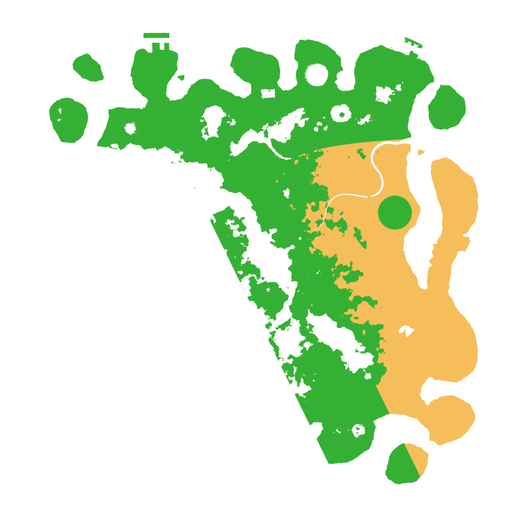 Biome Rust Map: Procedural Map, Size: 4000, Seed: 1364884796