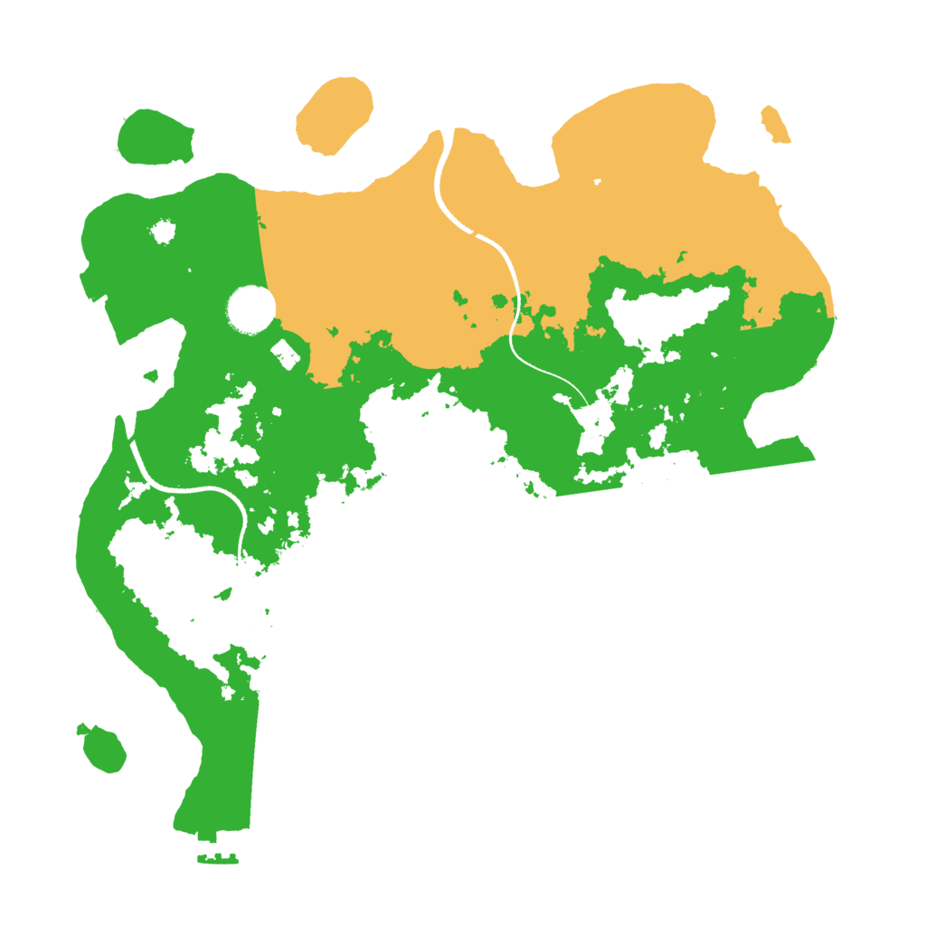 Biome Rust Map: Procedural Map, Size: 3450, Seed: 50000