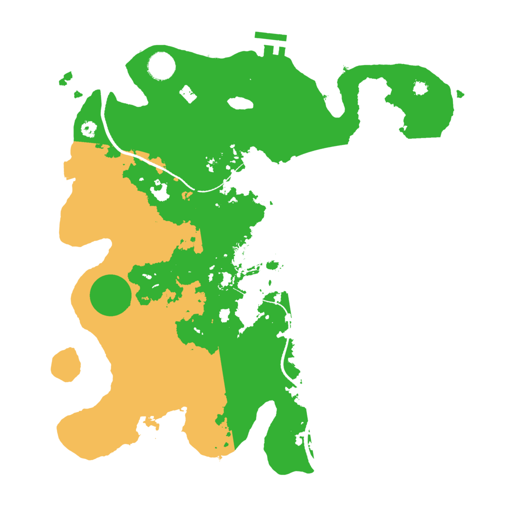 Biome Rust Map: Procedural Map, Size: 3250, Seed: 1532090775