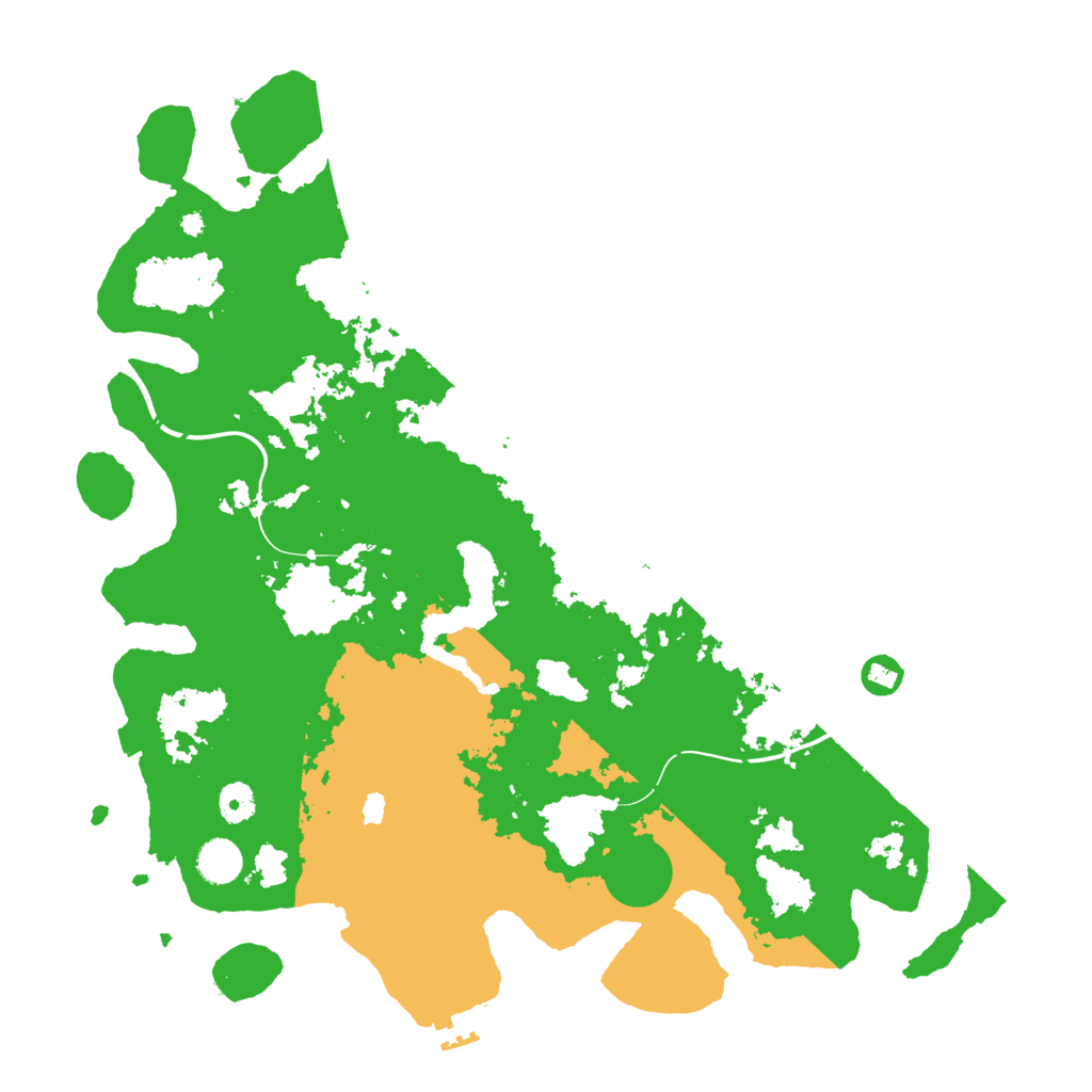 Biome Rust Map: Procedural Map, Size: 4250, Seed: 87779332