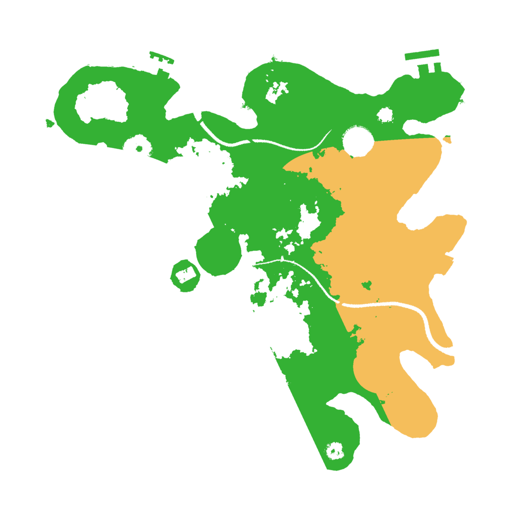 Biome Rust Map: Procedural Map, Size: 3000, Seed: 512641797