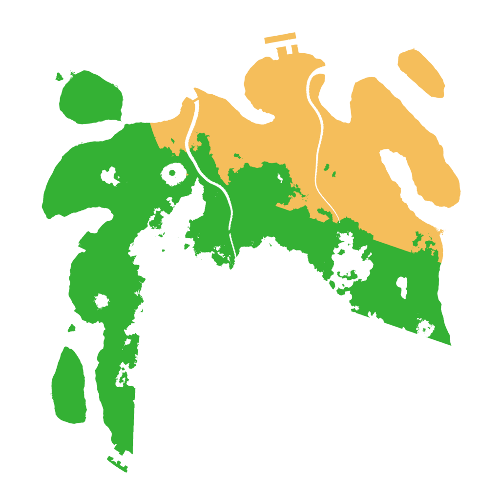 Biome Rust Map: Procedural Map, Size: 3210, Seed: 978203