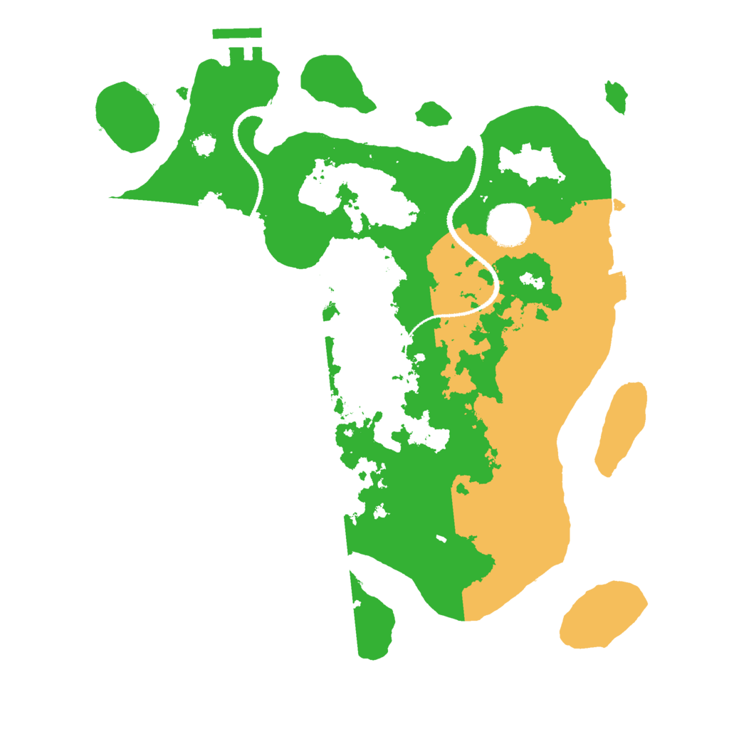 Biome Rust Map: Procedural Map, Size: 3000, Seed: 34378