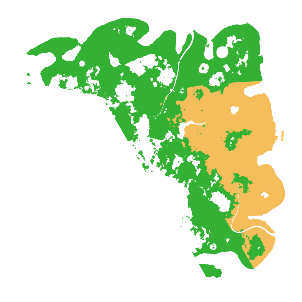 Biome Rust Map: Procedural Map, Size: 4500, Seed: 1602210215