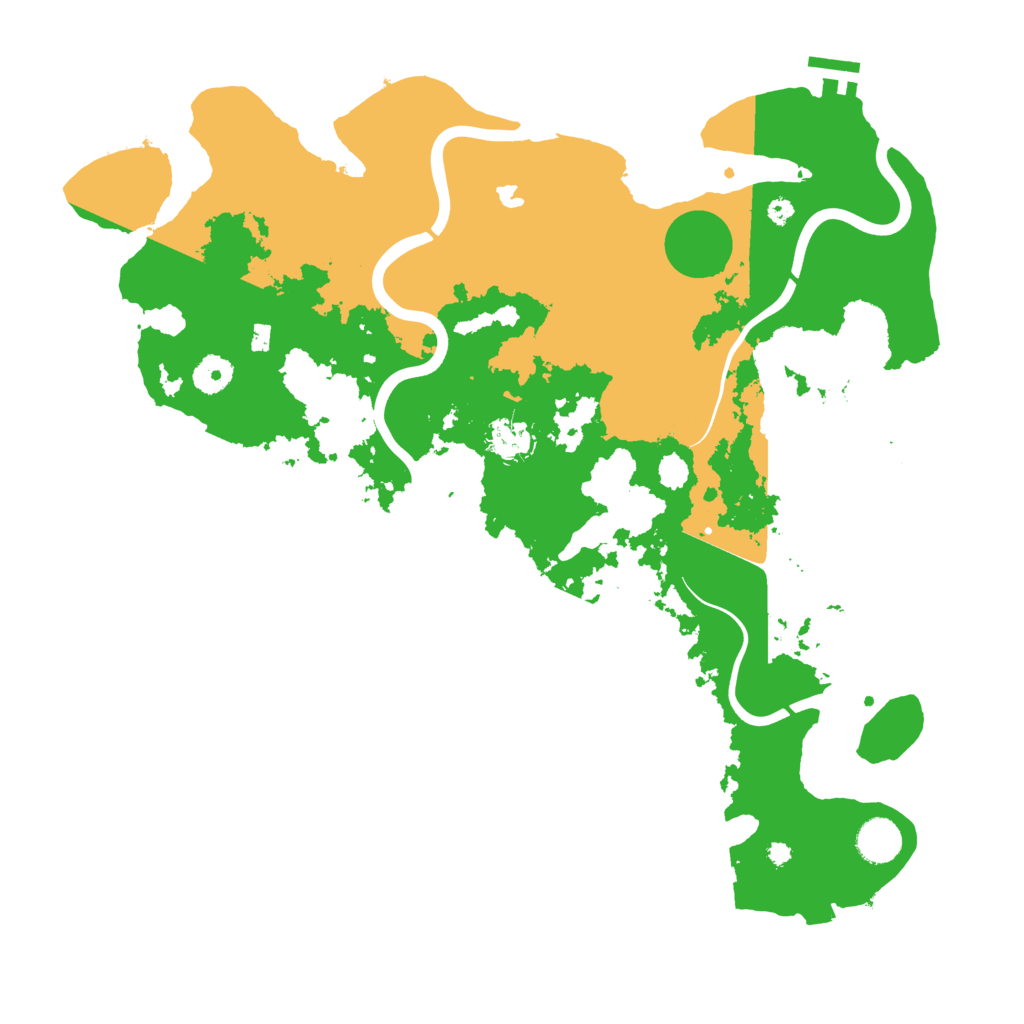 Biome Rust Map: Procedural Map, Size: 4000, Seed: 40090