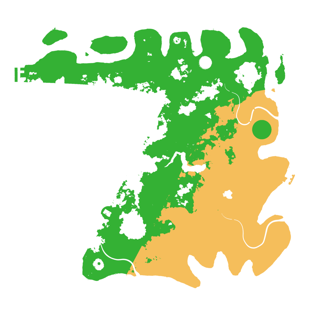 Biome Rust Map: Procedural Map, Size: 4250, Seed: 1761702594