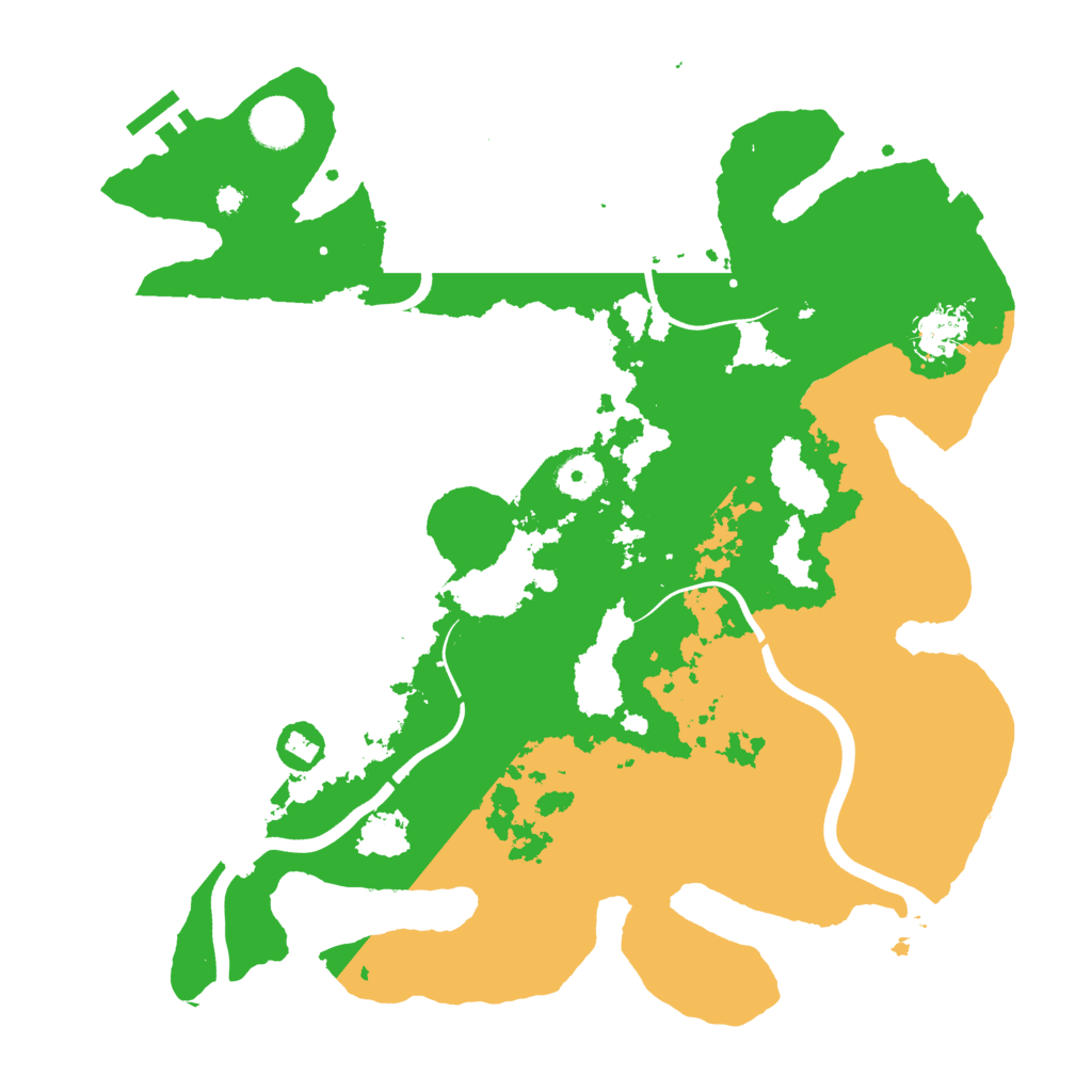 Biome Rust Map: Procedural Map, Size: 3700, Seed: 1933757232