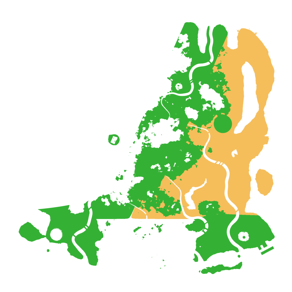 Biome Rust Map: Procedural Map, Size: 4250, Seed: 716144071
