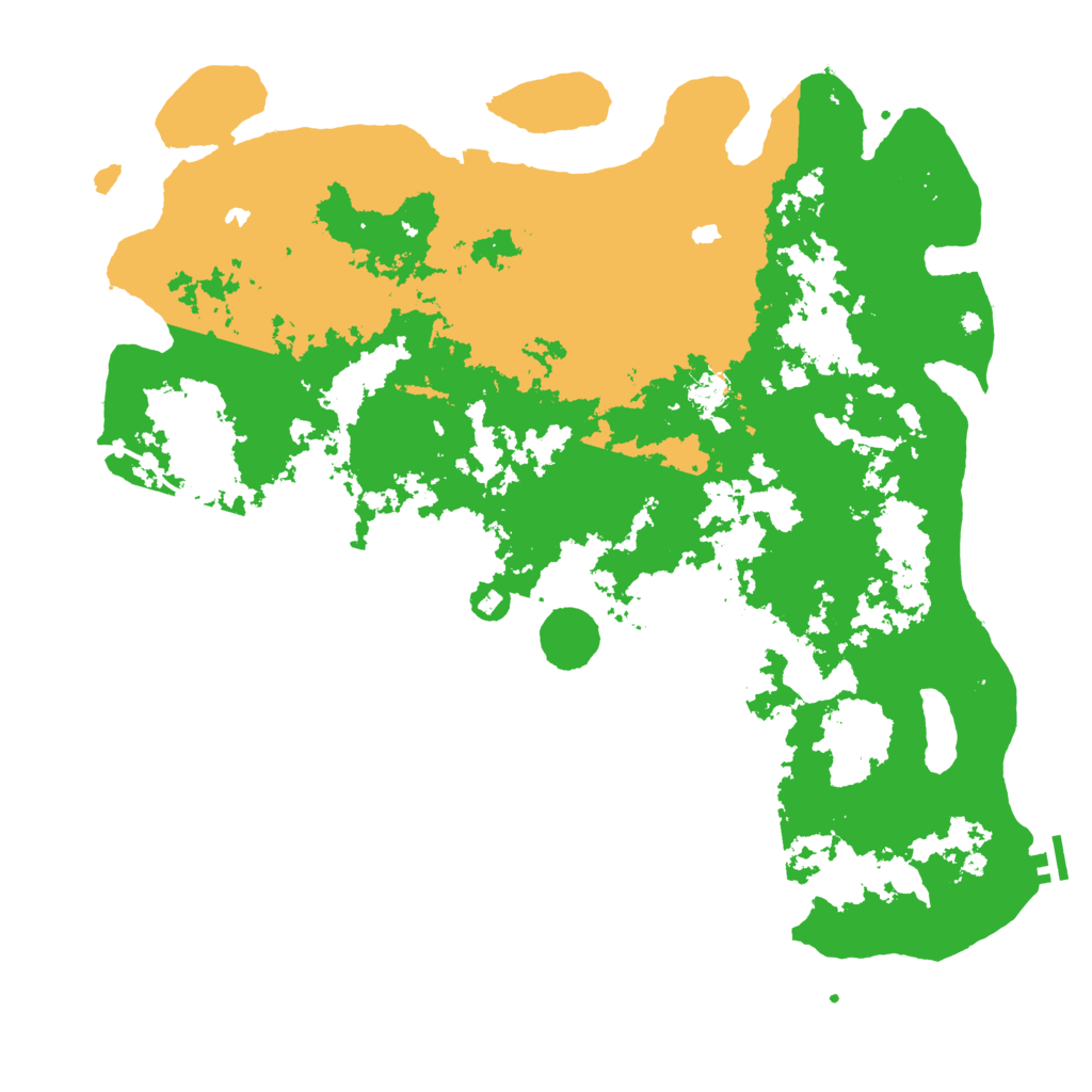 Biome Rust Map: Procedural Map, Size: 4890, Seed: 2147483647