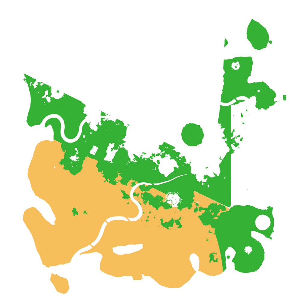 Biome Rust Map: Procedural Map, Size: 3750, Seed: 108109925