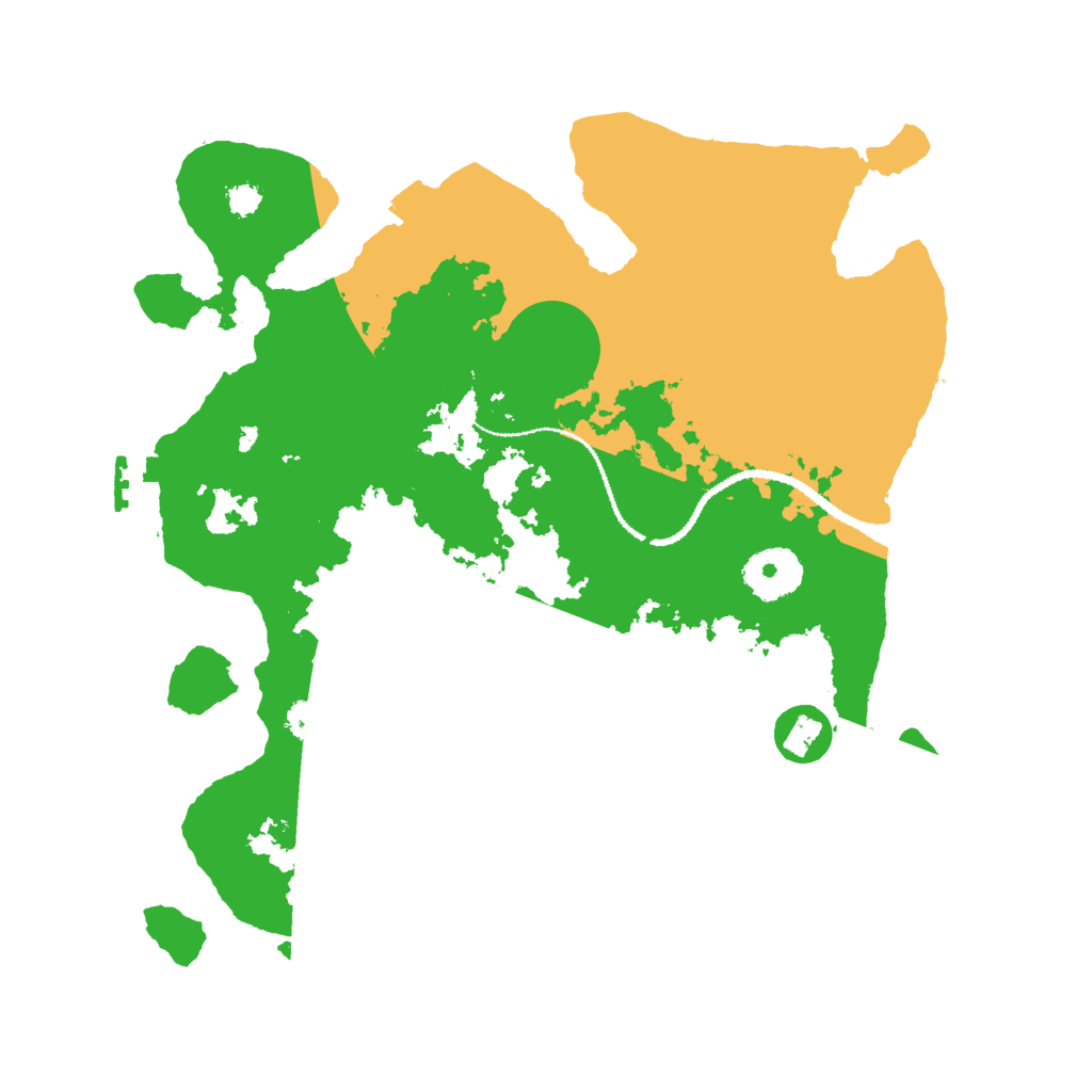 Biome Rust Map: Procedural Map, Size: 2999, Seed: 827463