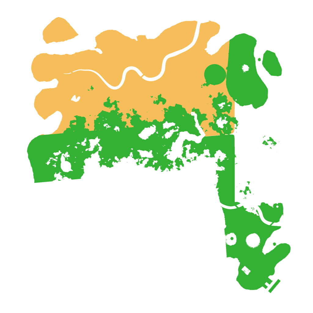 Biome Rust Map: Procedural Map, Size: 4000, Seed: 8282