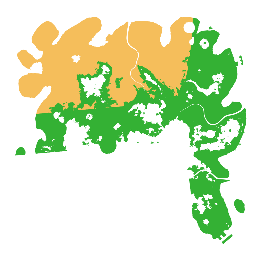 Biome Rust Map: Procedural Map, Size: 4200, Seed: 1228069079