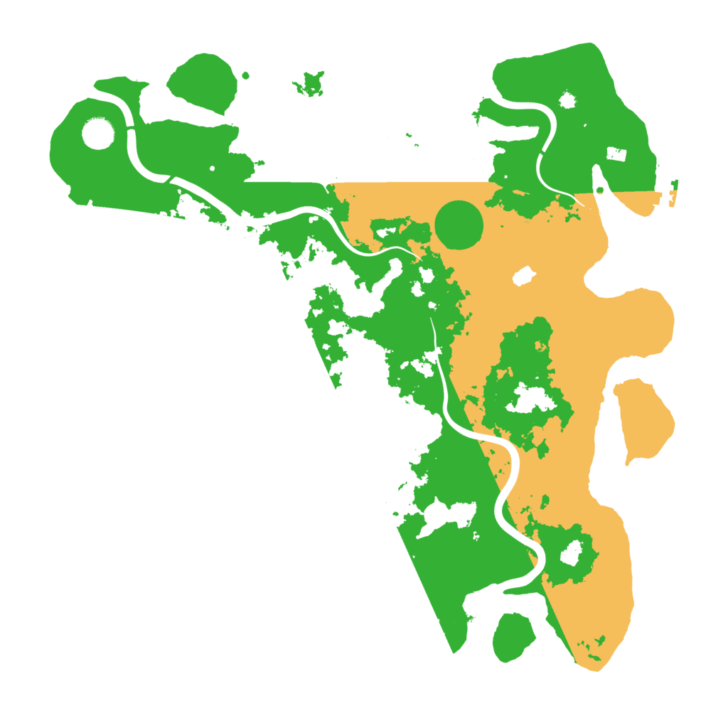 Biome Rust Map: Procedural Map, Size: 4000, Seed: 116665