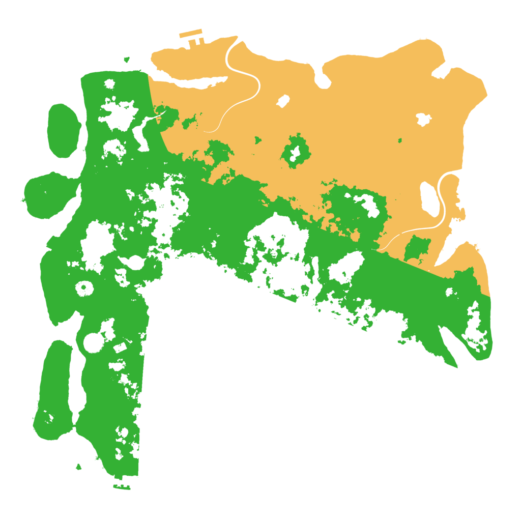 Biome Rust Map: Procedural Map, Size: 4600, Seed: 567678