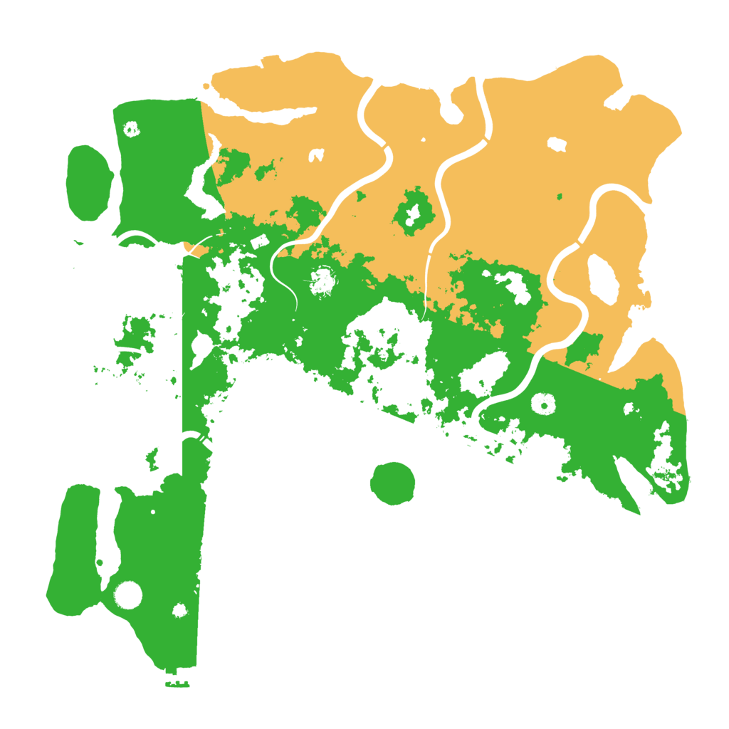 Biome Rust Map: Procedural Map, Size: 4600, Seed: 567678