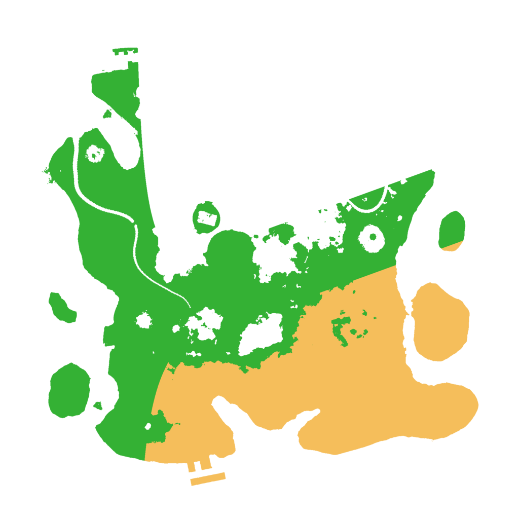 Biome Rust Map: Procedural Map, Size: 3000, Seed: 1075859450