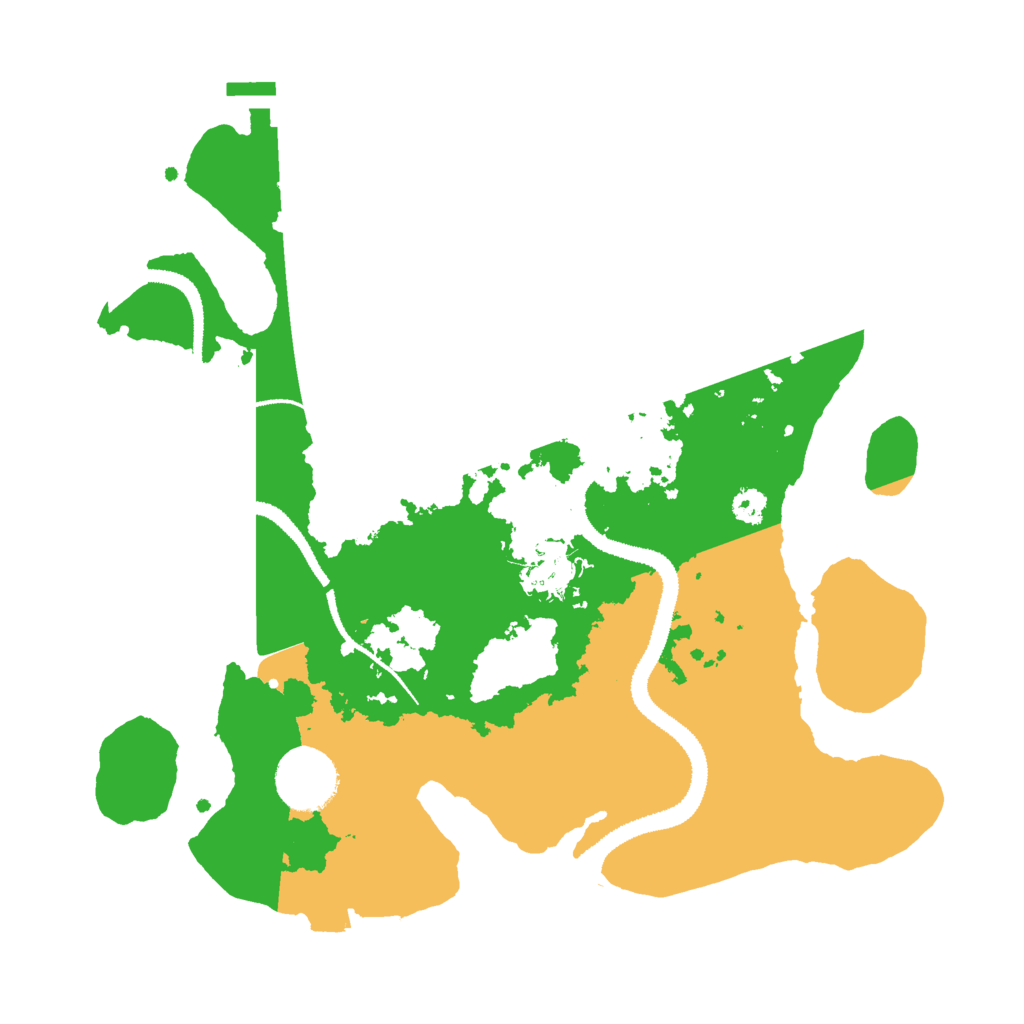 Biome Rust Map: Procedural Map, Size: 3000, Seed: 1075859450