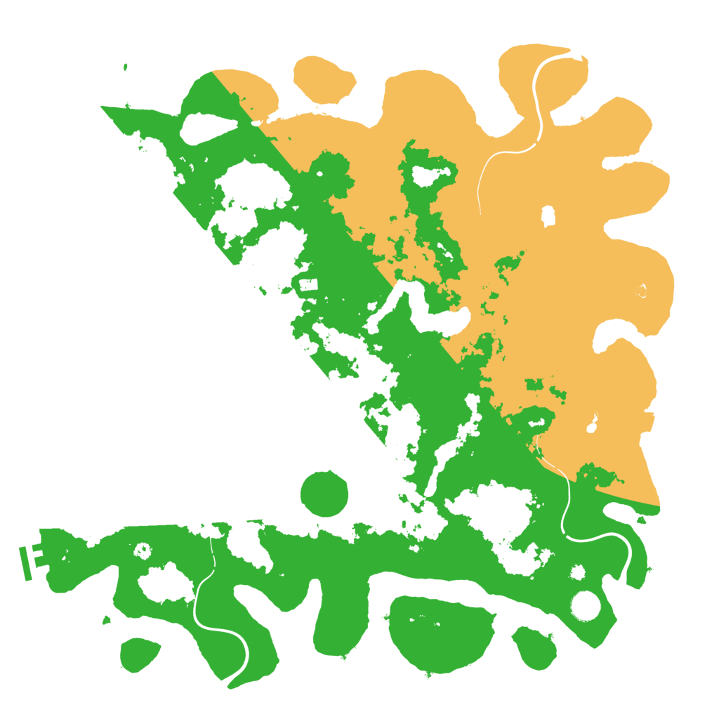 Biome Rust Map: Procedural Map, Size: 4250, Seed: 1187921189