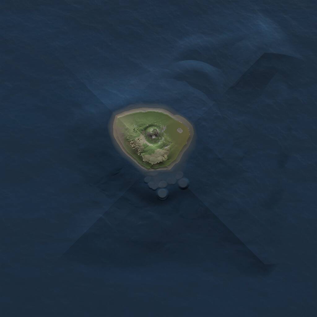 Rust Map: Procedural Map, Size: 1000, Seed: 1517111776, 1 Monuments