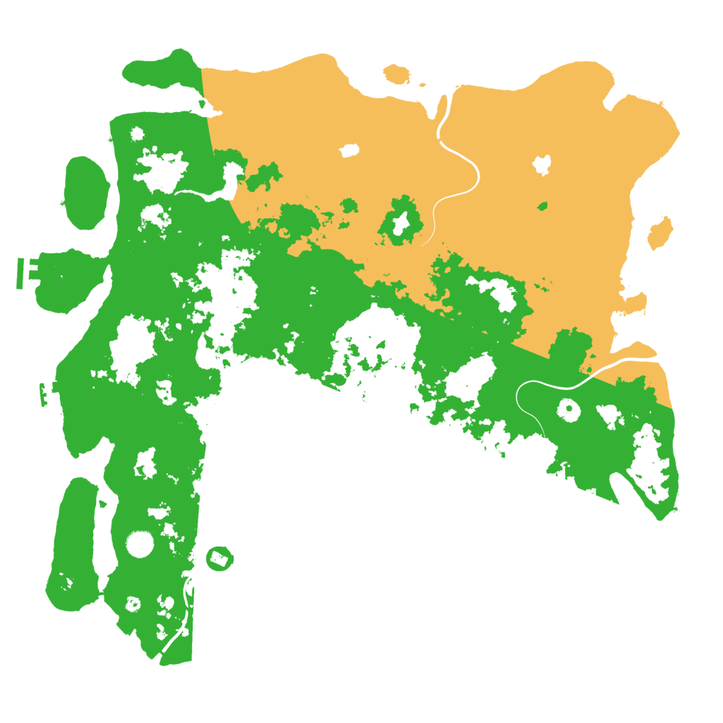 Biome Rust Map: Procedural Map, Size: 4700, Seed: 567678