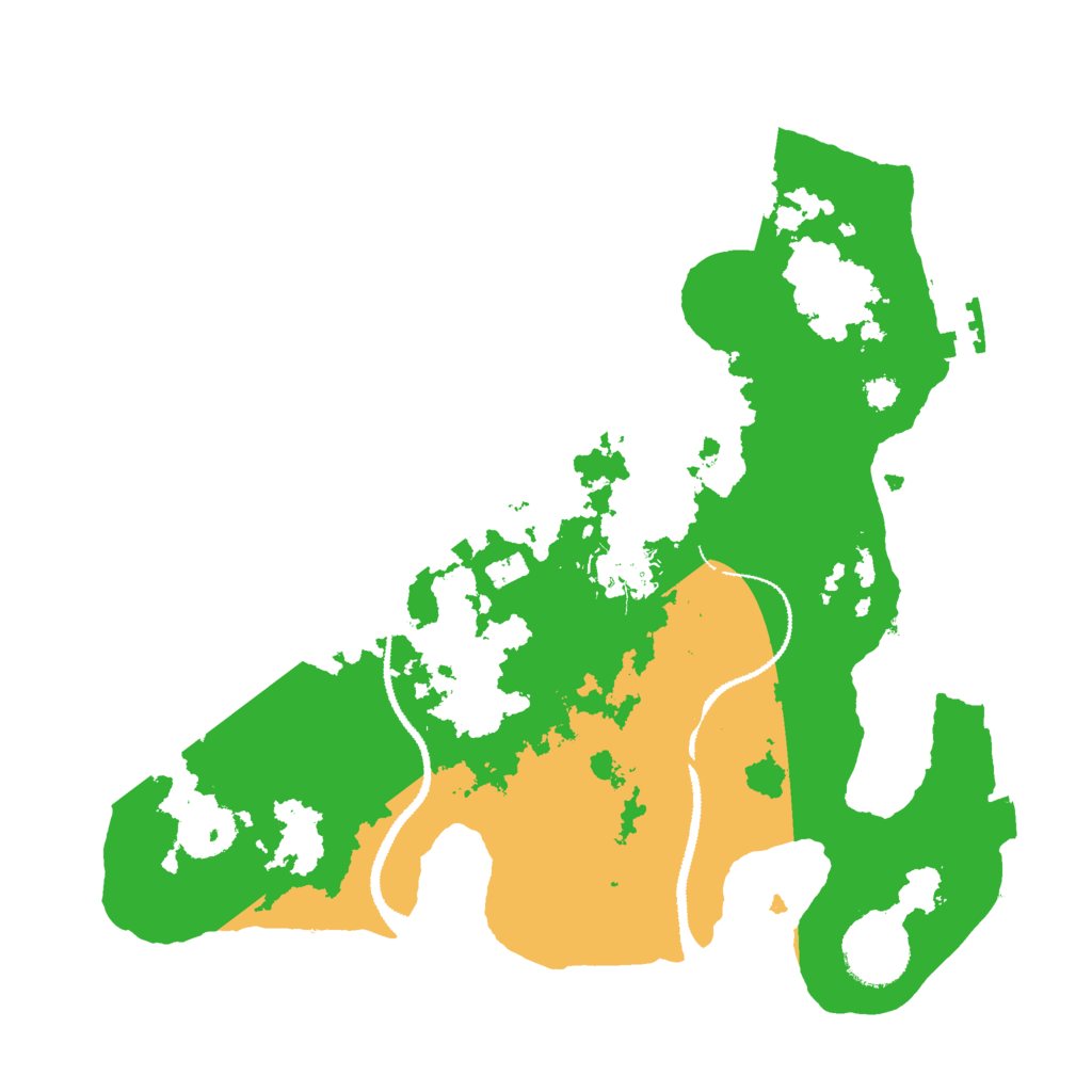Biome Rust Map: Procedural Map, Size: 3000, Seed: 2016167414
