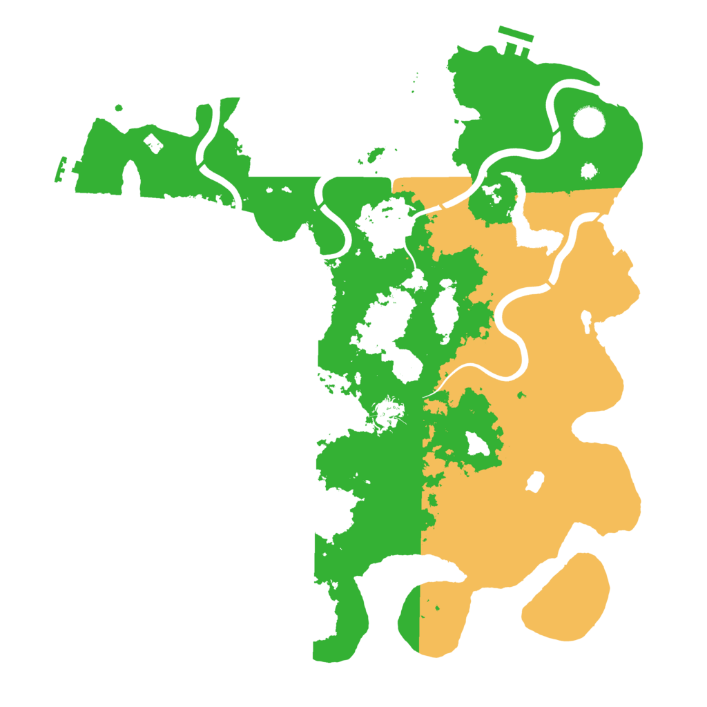 Biome Rust Map: Procedural Map, Size: 4000, Seed: 1171951179