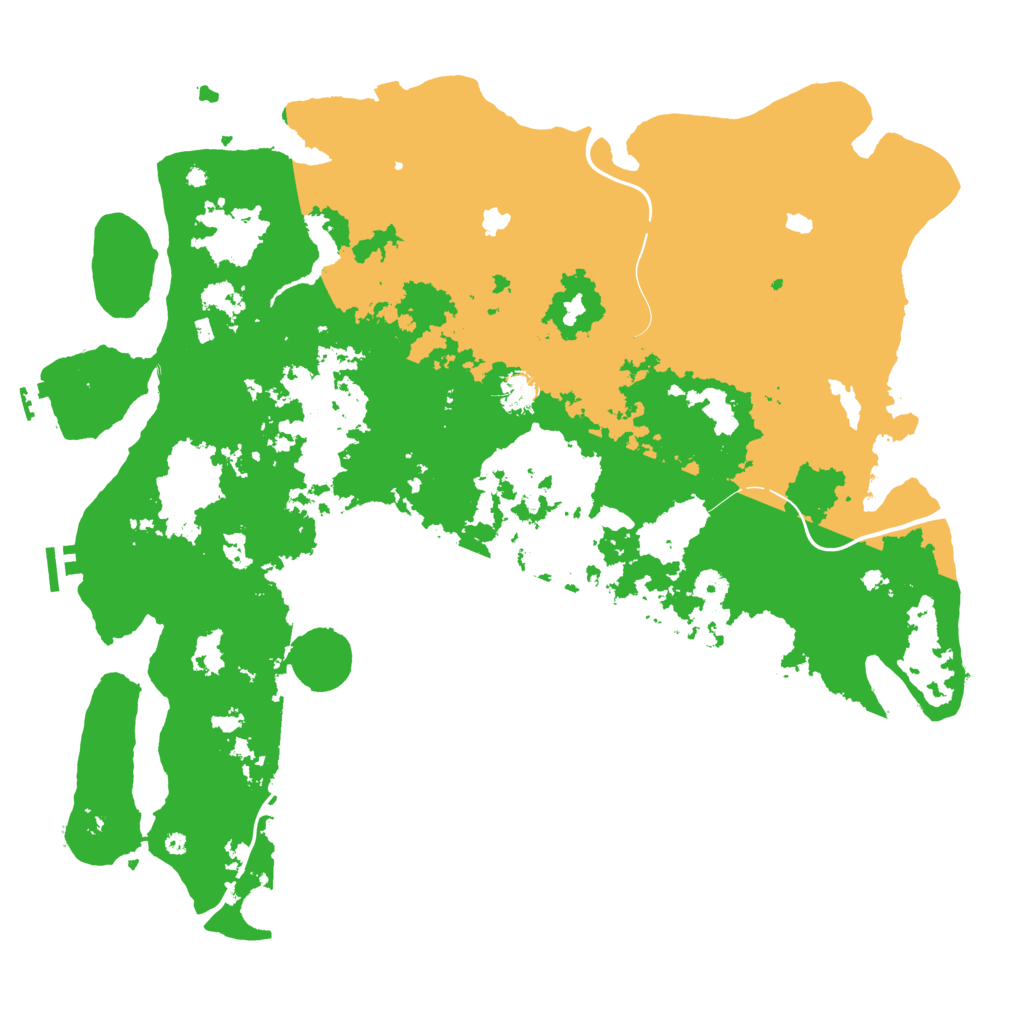 Biome Rust Map: Procedural Map, Size: 4650, Seed: 567678