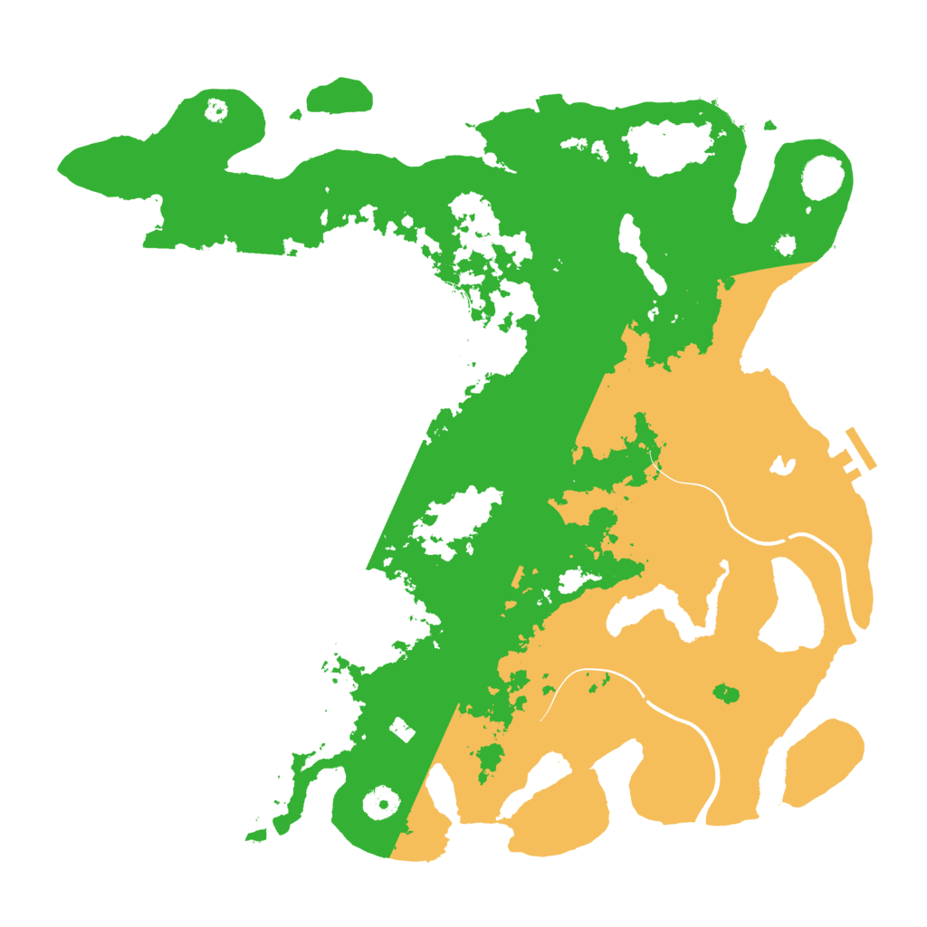 Biome Rust Map: Procedural Map, Size: 4050, Seed: 1305682601