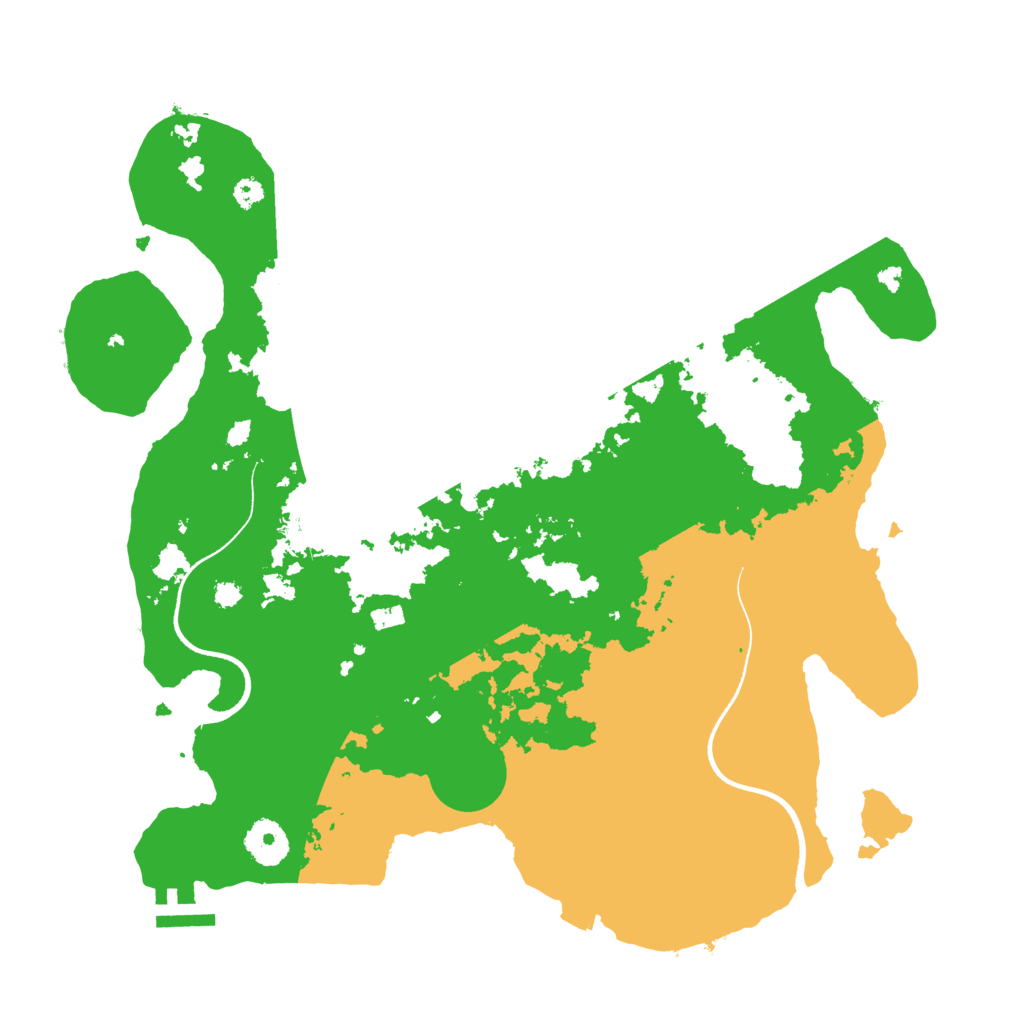 Biome Rust Map: Procedural Map, Size: 3500, Seed: 789410932