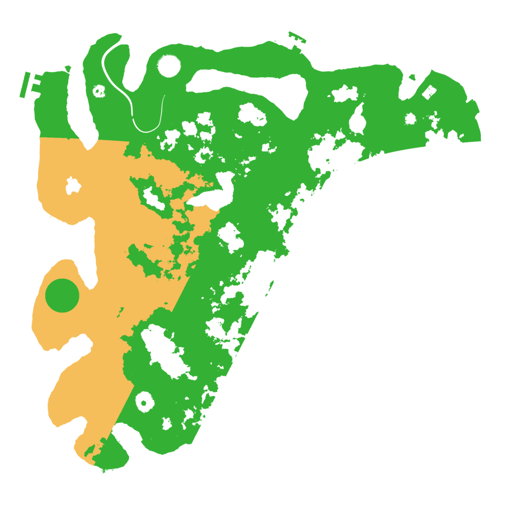 Biome Rust Map: Procedural Map, Size: 4000, Seed: 13523