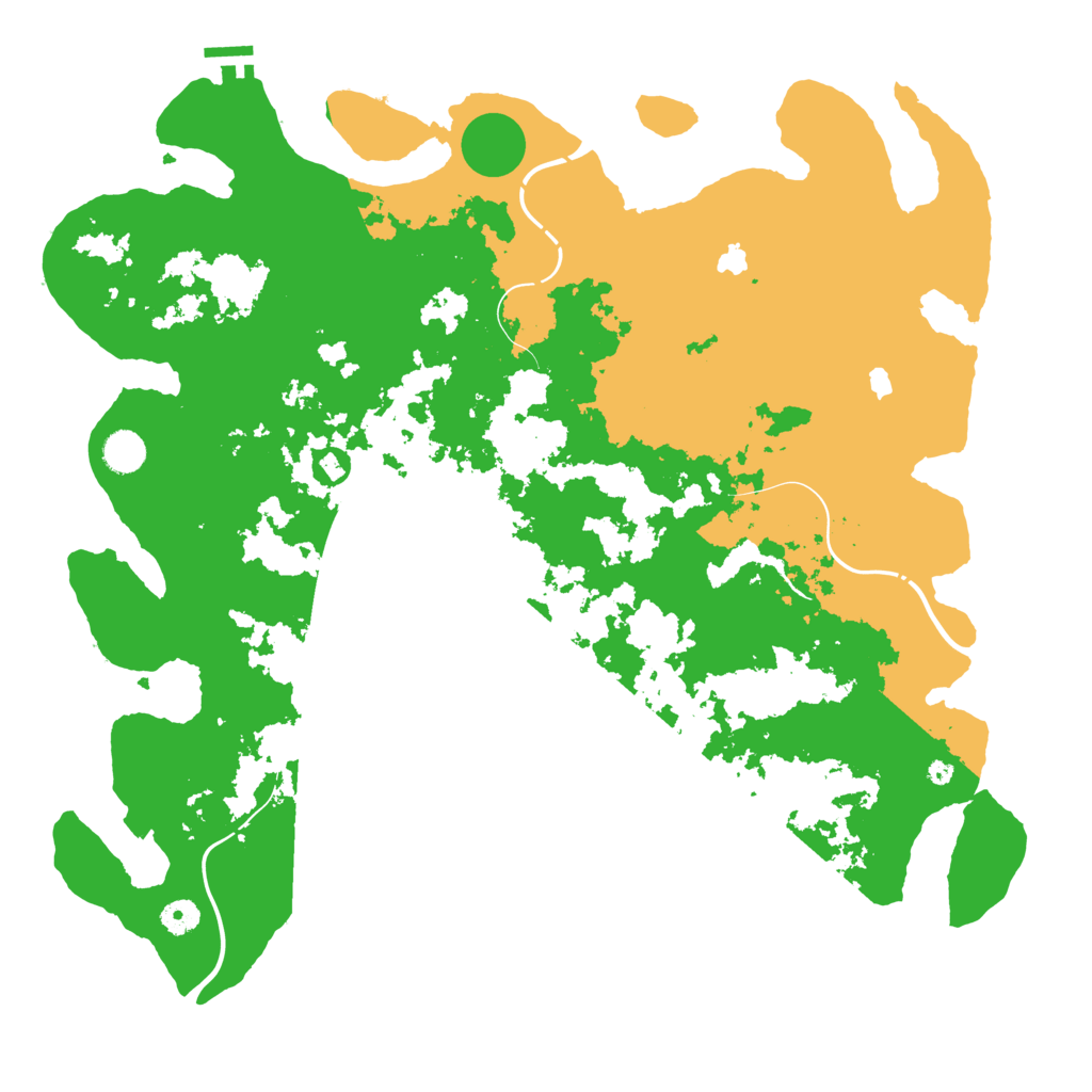 Biome Rust Map: Procedural Map, Size: 4500, Seed: 1618336417