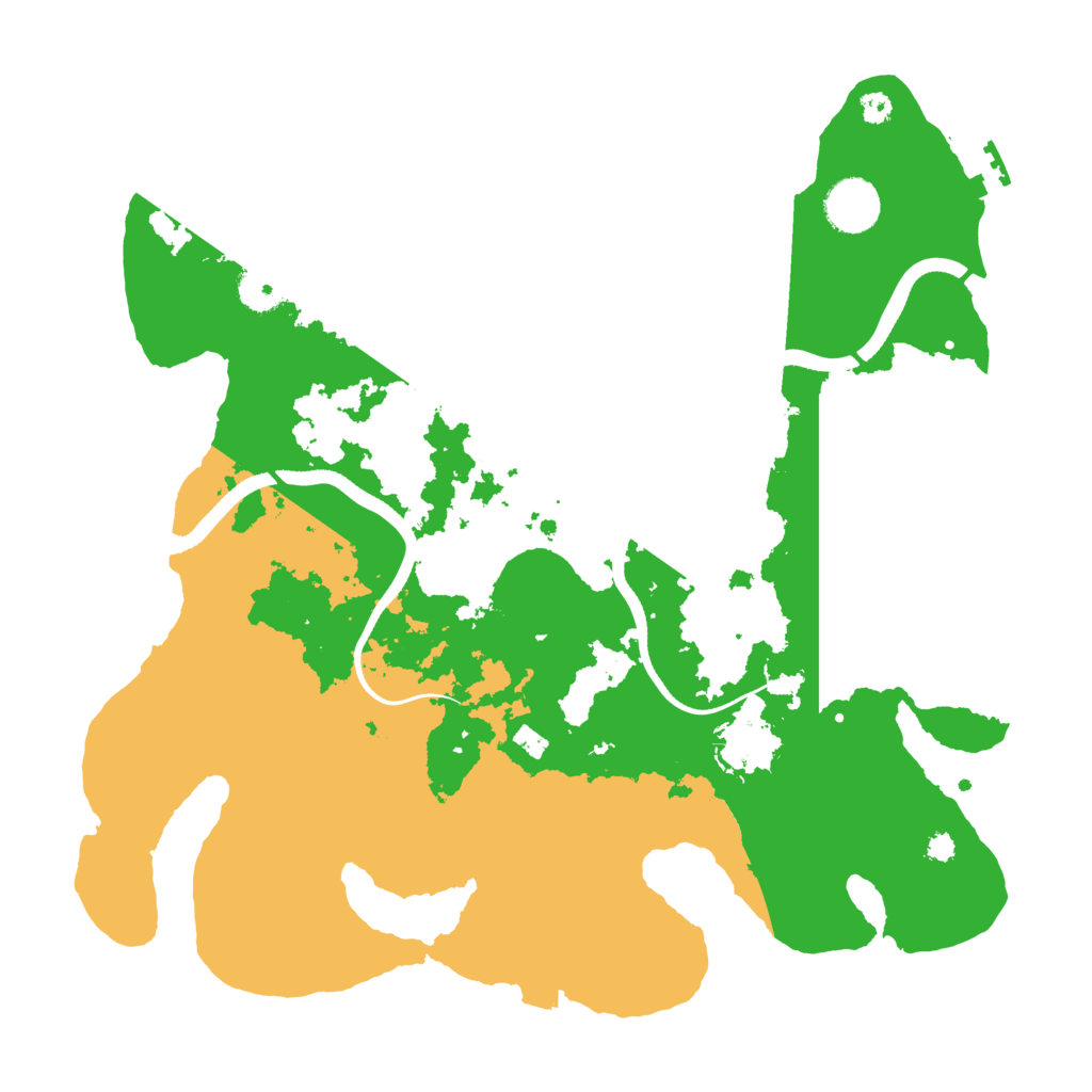 Biome Rust Map: Procedural Map, Size: 3500, Seed: 1107332562