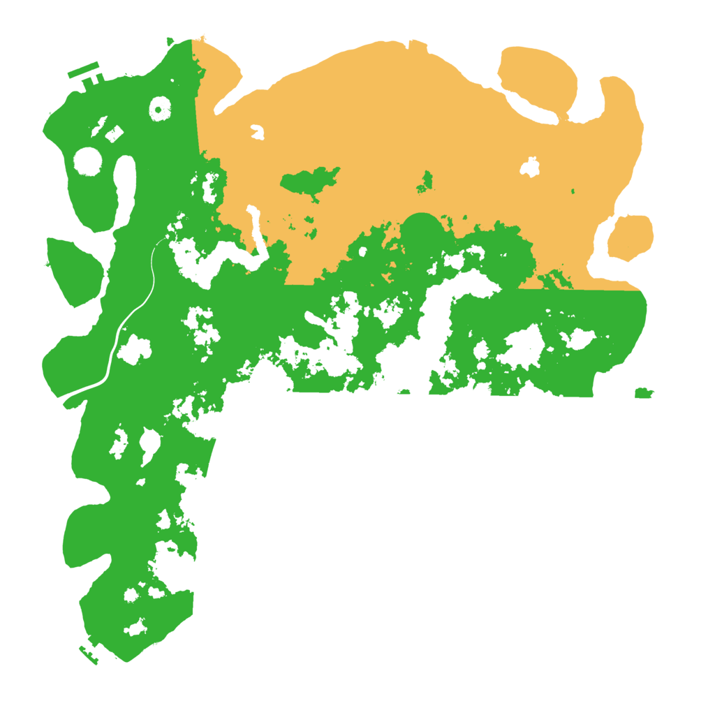 Biome Rust Map: Procedural Map, Size: 4500, Seed: 677796307