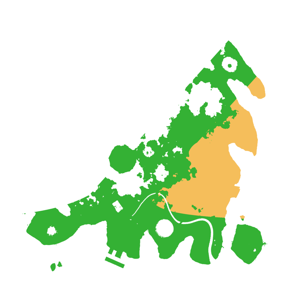 Biome Rust Map: Procedural Map, Size: 3000, Seed: 709058829