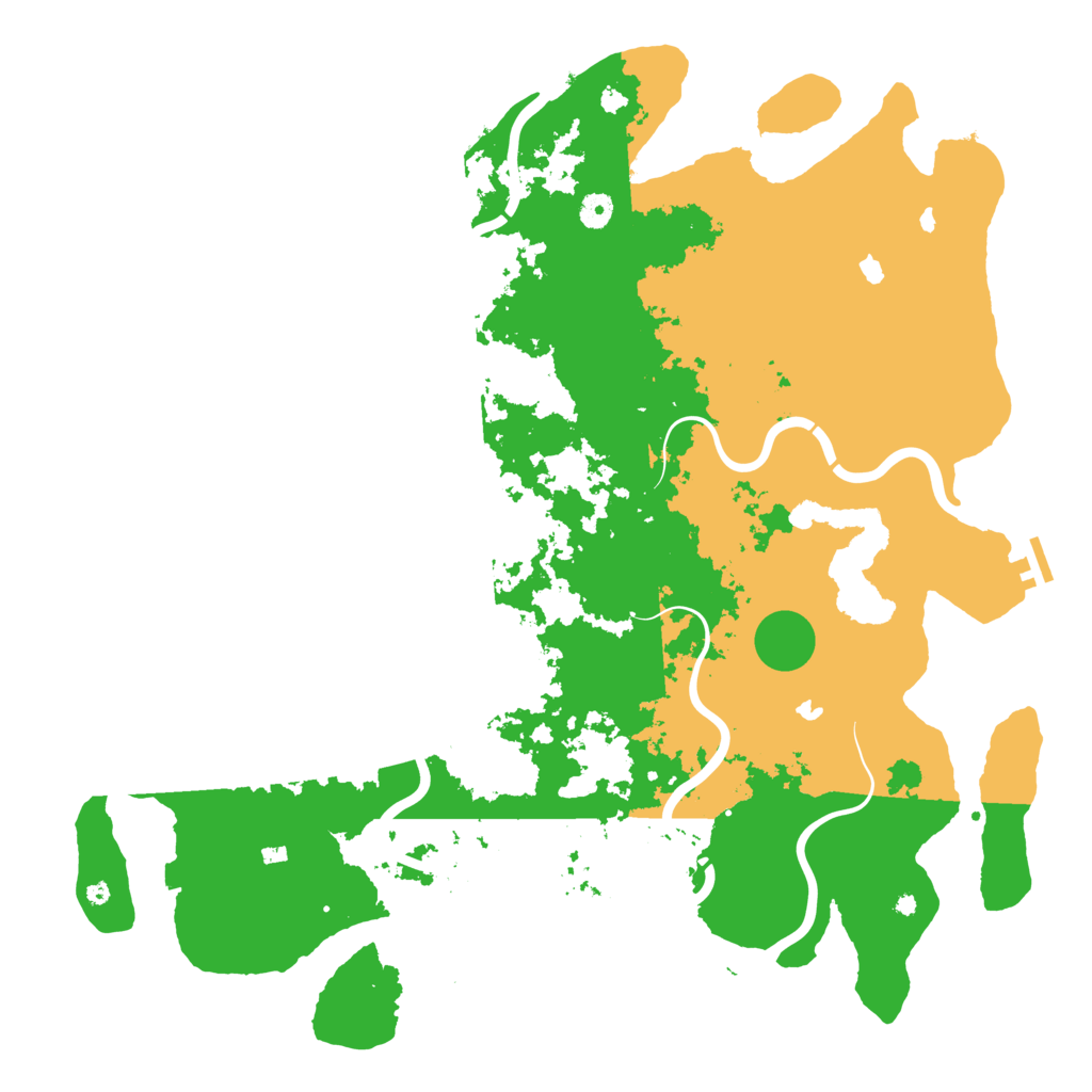 Biome Rust Map: Procedural Map, Size: 4750, Seed: 263726502