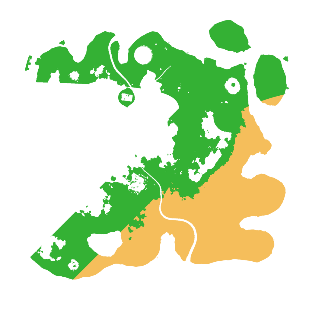 Biome Rust Map: Procedural Map, Size: 3000, Seed: 930919513