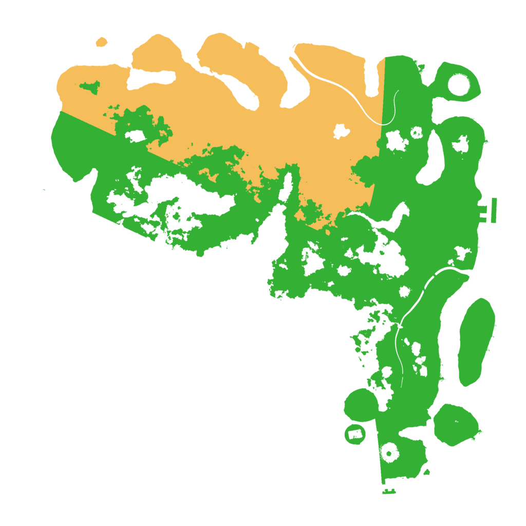 Biome Rust Map: Procedural Map, Size: 4250, Seed: 1463206109