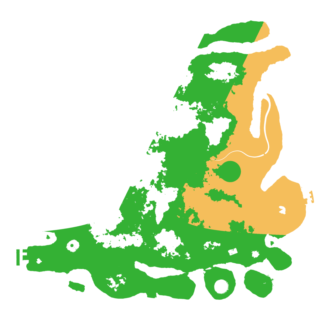 Biome Rust Map: Procedural Map, Size: 4000, Seed: 716885287
