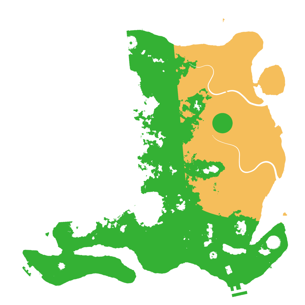 Biome Rust Map: Procedural Map, Size: 3990, Seed: 1441133105