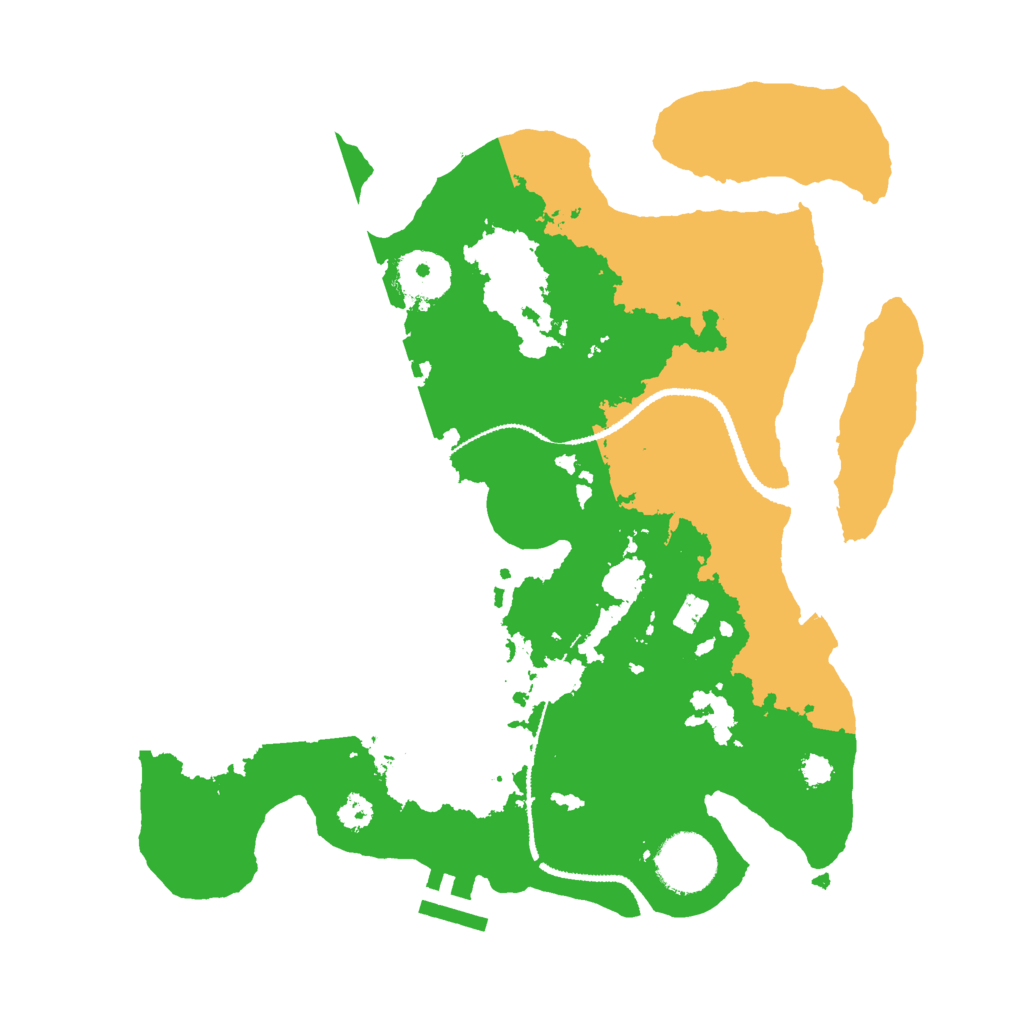 Biome Rust Map: Procedural Map, Size: 3000, Seed: 687115394