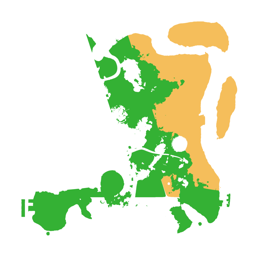 Biome Rust Map: Procedural Map, Size: 3000, Seed: 687115394