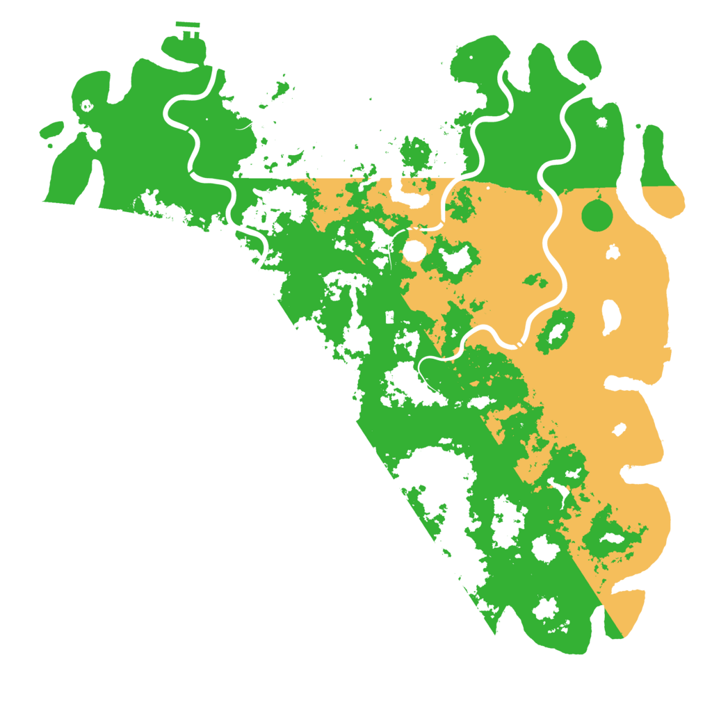 Biome Rust Map: Procedural Map, Size: 6000, Seed: 104966764