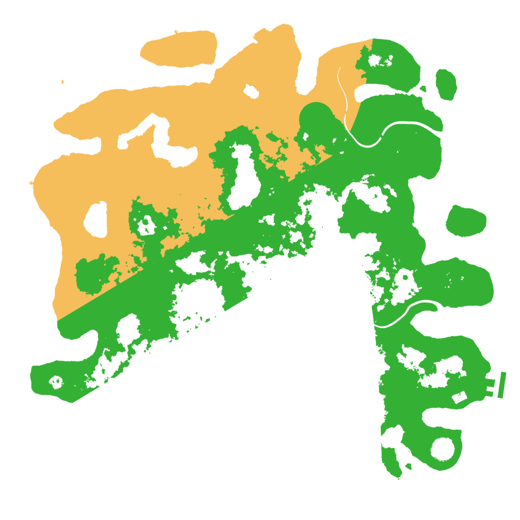 Biome Rust Map: Procedural Map, Size: 4000, Seed: 1142463292