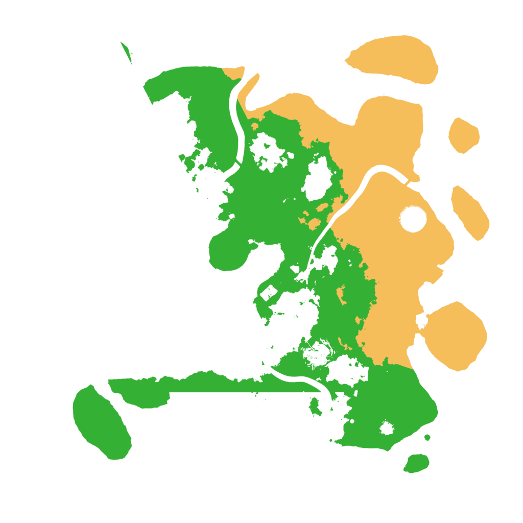 Biome Rust Map: Procedural Map, Size: 3500, Seed: 1213570860